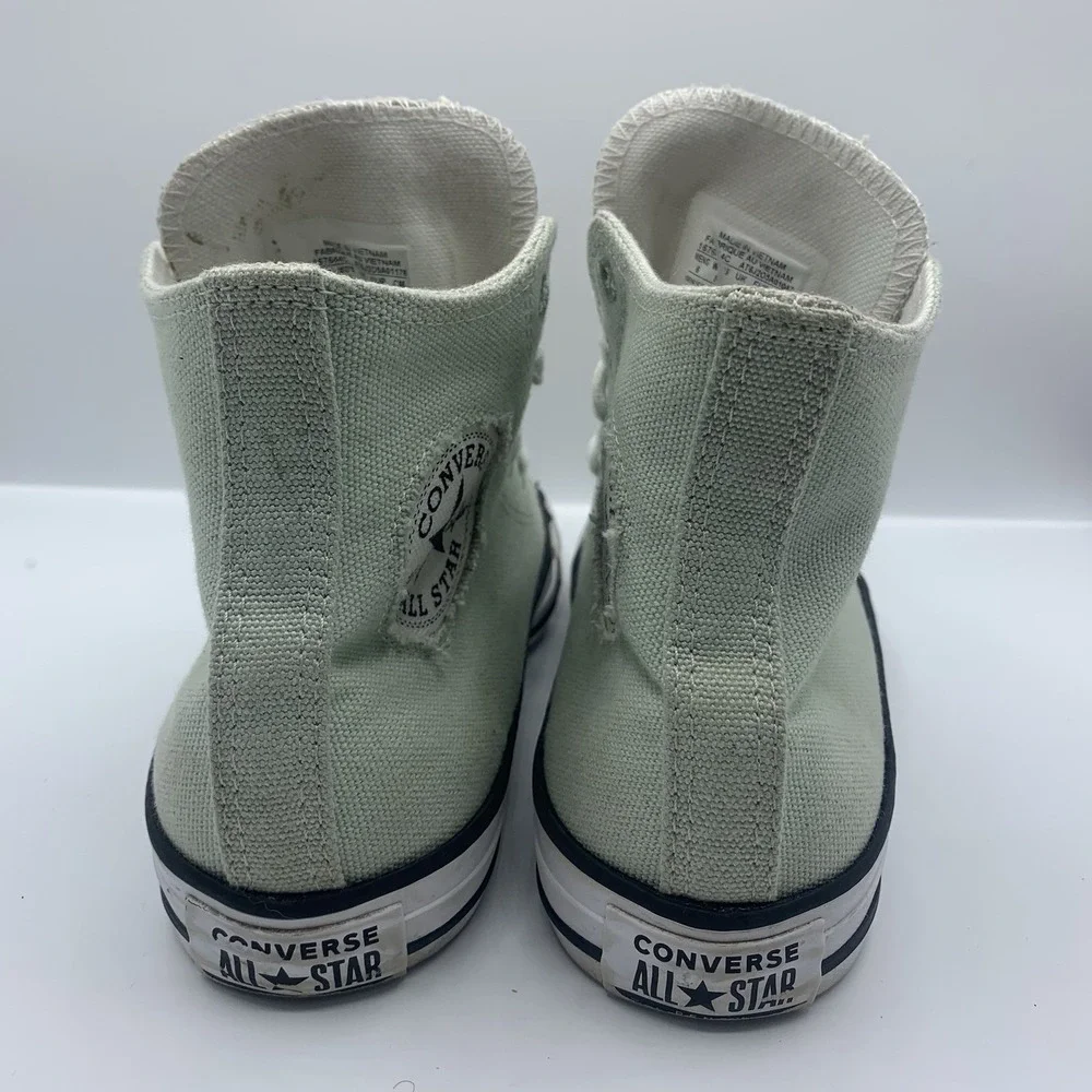 Converse Chuck Taylor Renew Recycled Cotton Canvas High top Green Women's Size 8